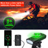 Victagen 5000 Lumens 3LED Bike Lights for Night Riding, USB Rechargeable Headlight, 6 Modes, Front and Back
