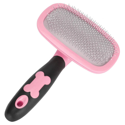 GLOGLOW Pet Hair Comb, 360° Rotation Deshedding Slicker Brush for Cat Dog Cleaning