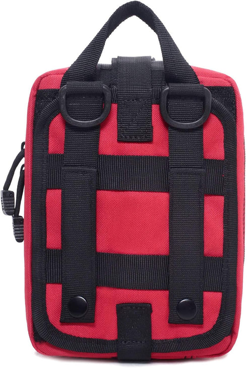 Honestptner 600D Molle Pouch, Sturdy Nylon Tactical Medical Pouch,Rip-Away EMT First Aid Pouch (Bag Only)
