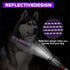 Adjustable Martingale Dog Collars, Reflective Nylon No Pull Choker Collar for Medium Large Dogs (L, Purple)