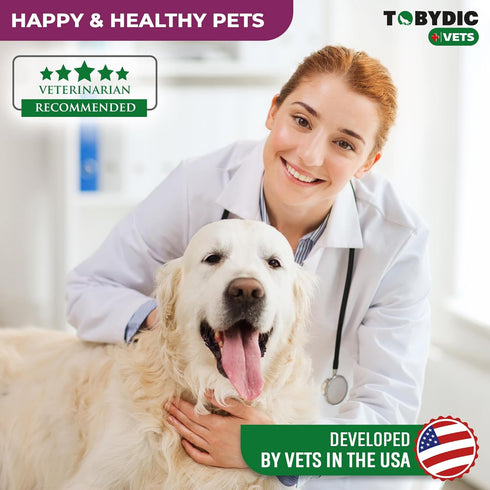 Cat & Dog Multivitamin - 15 in 1 Pet Supplements with Cranberry & Glucosamine, Natural UTI & Joint Support
