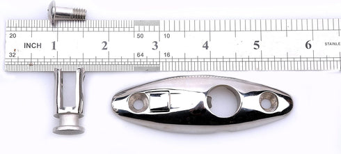 Mxeol Boat Bimini Top Hardware Deck Hinge, Swivel Side Mount Stainless Quick Release Hinges with Fasteners