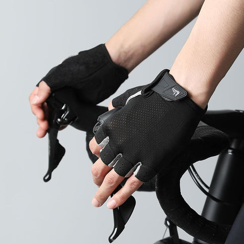 Mealah Workout Exercise Gloves for Men and Women - Breathable Fingerless Gym Gloves for Weightlifting Cycling Training