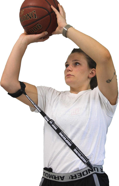 Straight Shooter Basketball Shooting Training Aid, Keeps Elbow in & Follow Thru Straight