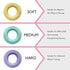 Hand Strengthener Grip Ring Exercisers, Squeezer Gripper for Muscle Strengthening Training Tool