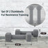 Saorzon Dumbbells Set of 2 - Exercise Fitness Dumbbells for Home Gym Free Weights