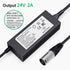 nvmw 24V 2A 3-pin Electric Scooter Battery Charger, Suitable for Go Go Elite Traveler, Pride Mobility, Jazzy Electric