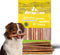 AZRAPAWS Bully Sticks for Dogs 6 Inch Beef Collagen Dog Chews for Large