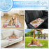imiBBWQu Summer 27" 22" Cooling Dog Bed Seaweed Red White Dog Outdoor Mat Washable Ice Pad Bed Mat Thin Non-Slip