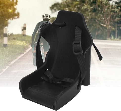 Foldable Adjustable Baby Doll Carrier, Strap Length Lightweight Plastic Doll Cars Seat Cute Front Bike Seat for Small