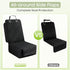 Dog Car Seat Cover for Front Seat, Waterproof Full Protection Pet Car Seat Cover with Side Flaps, Non-Slip Front Seat