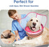Supet Raised Sponge Dog Cone Collar Alternative After Surgery, Soft Dog Cone for Small Medium Large Dogs to Stop