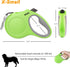Fida Retractable Dog Leash with Dispenser and Poop Bags, 10 ft Leash for X-Small Dog or Cat up to 18 lbs, Reflective