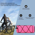 KOSIBATE Bike Handlebar Bag, Bicycle Frame Bag with Shoulder Strap for Mountain Road Bikes (Pink)