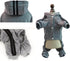 Cute Dog Hoodie Sweater Tracksuit Coat, Winter Pajamas for Small Medium Big Dogs, Grey (3X-Large)