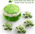 Hollypet Squeaky Dog Toy, Interactive Plush Hide and Seek Toy for Small Medium Dogs, Puppy Teeth Cleaning Turtles
