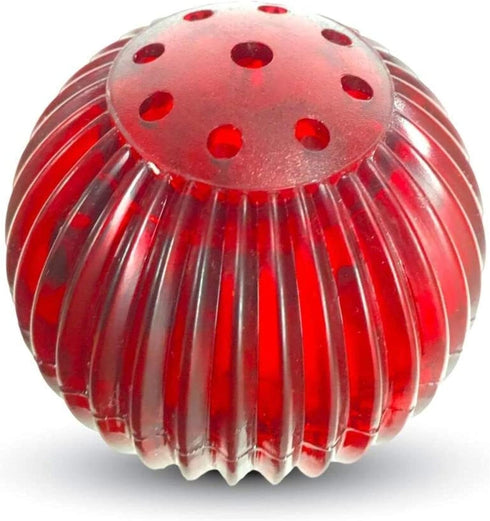 Pet Qwerks Blinky Babble Ball - Flashing Interactive Chew Dog Toy, Medium