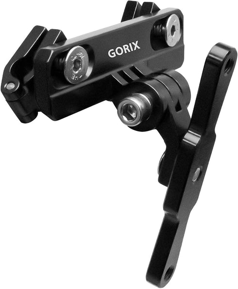 GORIX Bicycle Bottle Cage Adapter Mount, Adjustable MTB Road Bike Handlebar Water Bottle Holder (GX-SDLBC)