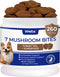 260 Bites Turkey Tail Mushroom for Dogs - Immune, Gut, Skin, Joint