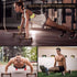 Push-up Stand, 2 PCS Wood Pushup Bars, Non-Slip Base Exercise Home Workout Equipment, 30CM Wooden Parallettes