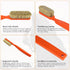 TWO STONES Climbing Chalk Brush with Thick Ultra Durable Boar's Hair Bristles, Bouldering Brush with Ergonomic Handle