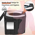Opliy Backcountry, Portable Camping Toilet Upgraded Soft Camp Toilet Seat with Paper Holder- Travel Potty Perfect