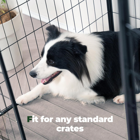 BALANCE Dog Crate Pad, Washable Water-Resistant Foam Mat for Large Dogs, Flat Dog Cage Mat, Pet Bed