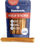 Pawstruck Natural 5-8" Bully Sticks for Dogs - Best Long-Lasting, Rawhide-Free, Low