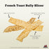 Redbarn Bully Slices for Dogs - Highly Palatable, Long-Lasting Natural Dental Treats, 9 oz, Pack of 3 - French Toast