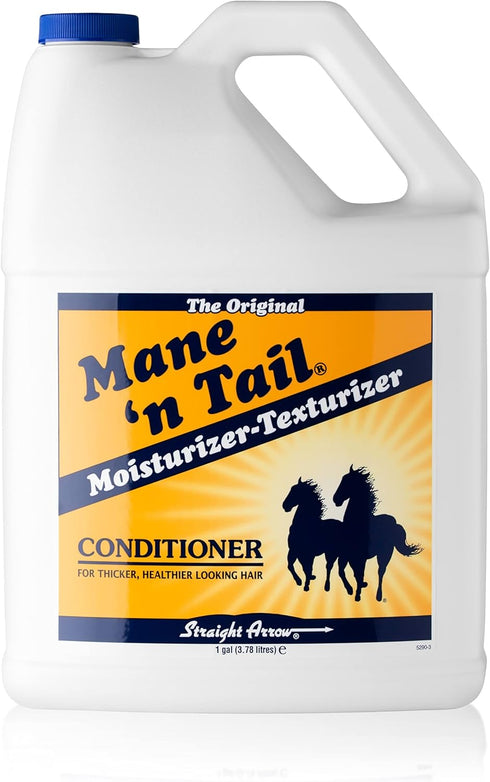 Mane 'n Tail Conditioner Gallon, for Soft Silky Hair. For Horses and