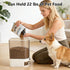 Pet Food Storage Container with Lid & Scooper Press to Dispense Clear Airtight Cat Food Storage Container Dog Food