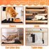 Astfys Pet Nail Self Adhesive Replacement Emery Paper Suitable for Glass Doors Fits Most Dog Scratch Pad Cat Litter Box