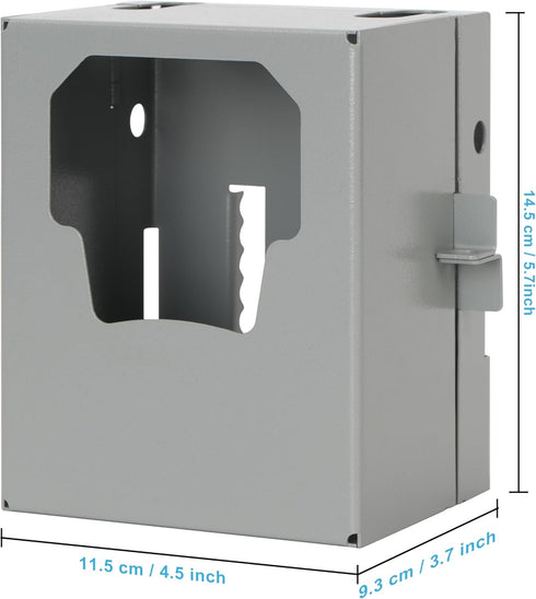 Hiweld 16-Gauge Metal Security Box for Moultrie Edge Cellular Trail Camera Steel, Weatherproof, Anti-Theft DesignCamera