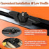 Kayak Cleat Track Mount Anchor for Standard Kayak Rail, Rope Cleat Accessories for Kayak Line
