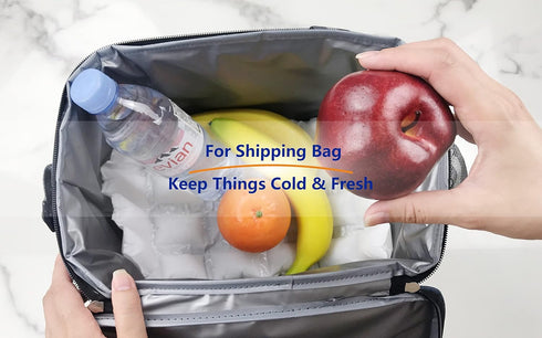 Reusable Ice Pack Sheets for Coolers, Flexible Ice Blankets, Large Size 3 Packs, Cuttable for Keeping Food Fresh and