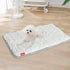 Soft Plush Dog Bed Crate Mat (21" X 14"), Machine Washable Dog Sleeping Mat with Anti Slip Bottom