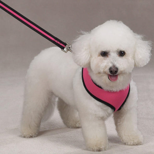 Mesh Dog Harness - Large, Pink