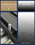 T Slot Bolts for Thule, Yakima Roof Rack Cross Bars, Stainless Square T Track Bolt Adapter for Securing Racks