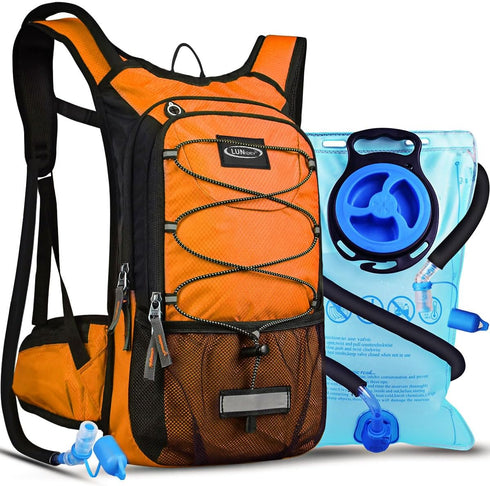 Insulated Hydration Pack Backpack - 3L BPA Free Leak-Proof Water Bladder, Ideal for Hiking and Cycling