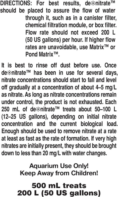 Seachem Denitrate 500ml Aquarium Treatment