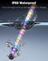 Pawfly 4.2 W Aquarium LED Light, 15.2 Inch Underwater Fish Tank Light with Timer and 8 Lighting Modes
