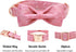 Elegant little tail Pink Colorful Dog Collar, Comfortable Adjustable Soft Bowtie Collar for Small Dogs