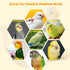 Bird Perch Toy, Interactive Rocking Parakeet Toys and Perches, Wooden Exercise Cockatiel Toys, Intelligence Birds