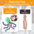 Fuufome Large Squeaky Dog Toys- Plush Dog Toys with Soft Fabric for Small, Medium, and Large Dogs Daily Companionship