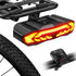 WSDCAM Smart Bike Tail Light for Cargo Rack with Turn Signals and Brake Light, USB Rechargeable Wireless Remote Bike