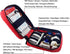 Tactical MOLLE Medical First Aid Kit Pouch - Carlebben EMT Utility Pouch (Red, with Supplies)