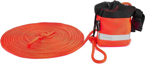 Water Rescue Throw Rope Bag, 50/100 feet Floating Life Line, High Visibility Safety Boating Equipment