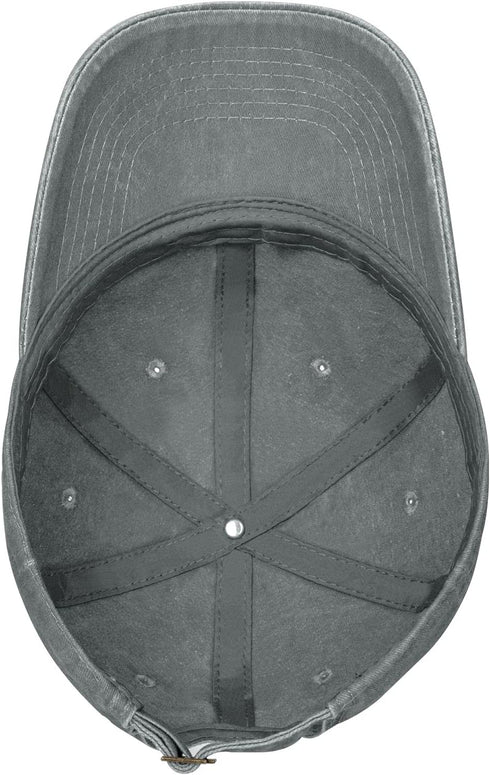 Frog Shark Black Vintage Distressed Adjustable Washed Denim Mens Dad Trucker Hat Baseball Cap
