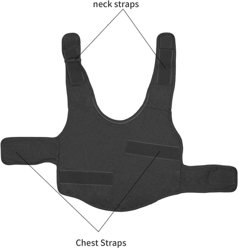 Breathable Dog Shirt for Thunderstorm, Dog Anxiety Vest Jacket Wrap, Puppy Calming Coat for Anxiety Relief (M, Grey)