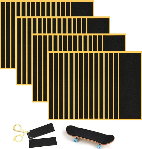 Hasefam 60Pcs Fingerboard Foam Grip Tape, Quality Wooden Board Strong Adhesive Foam Anti